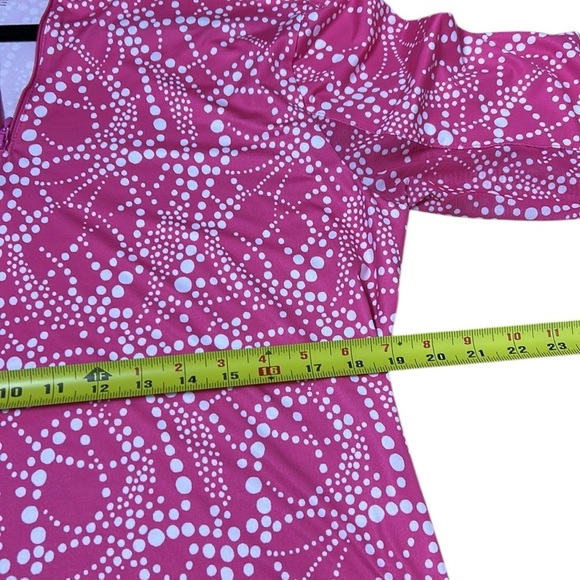 Gottex Women's Pink performance top,3/4 zip,mesh,gorpcore, Athleisure,athletic - Picture 6 of 13